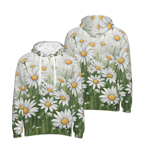 Sweat à capuche imprimé marguerite pour vos sorties et weekends détente - 6