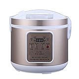 FUNCIONAMIENTO SIMPLE: Esta yogurtera es extremadamente fácil de operar y le permite preparar su yogur a la perfección. viene con un interruptor de encendido/apagado y una luz que indica que la unidad está funcionando. El temporizador en el costado le permitirá saber que su yogur está listo.
