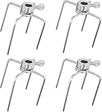 【Praktische Daumenschraube】: Im Vergleich zu einer herkömmlichen Schraube können Sie mit der Daumenschraube die Position des Grills schnell einstellen und ihn in den gewünschten Winkel bringen