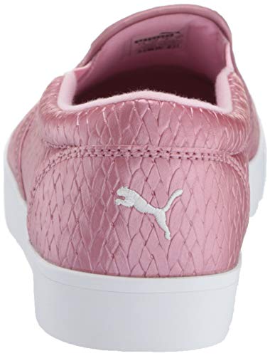 PUMA Golf womens Tustin Slip-on Golf Shoe, Metallic Pink- White, 6.5 US3