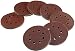 Produktbild ChiliTec Gelochte Schleifscheiben 125mm für Exenterschleifer Klett Befestigung 70 Stück Klettrücken I Körnung 10x K40 60 80 100 120 180 240 320 400 600