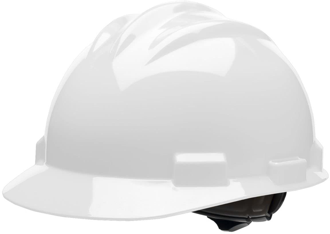 Bullard 3-Rib S61 Cap Style Safety Hard Hat with 4-Point Ratchet Suspension and Cotton Brow Pad