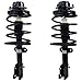 Detroit Axle - 4pc Front Struts Kit for 1996-2000 Dodge Grand Caravan Chrysler Town & Country Plymouth Voyager 1997 1998 1999, 2 Struts w/Coil Spring 2 Sway Bars Replacement Suspension Struts Shocks