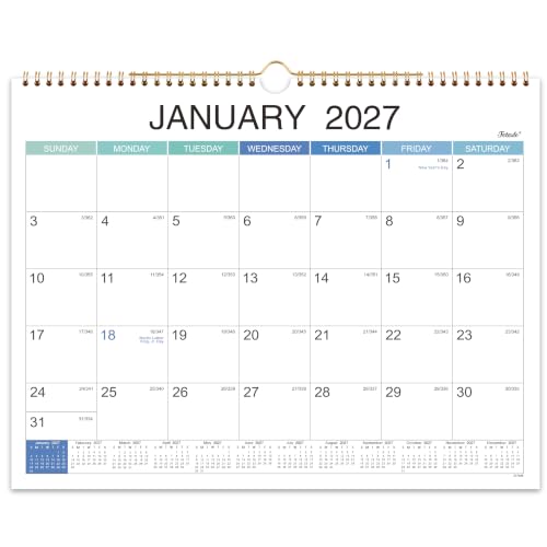 2027 Wall Calendar - Jan 2027 - Dec 2027, 12