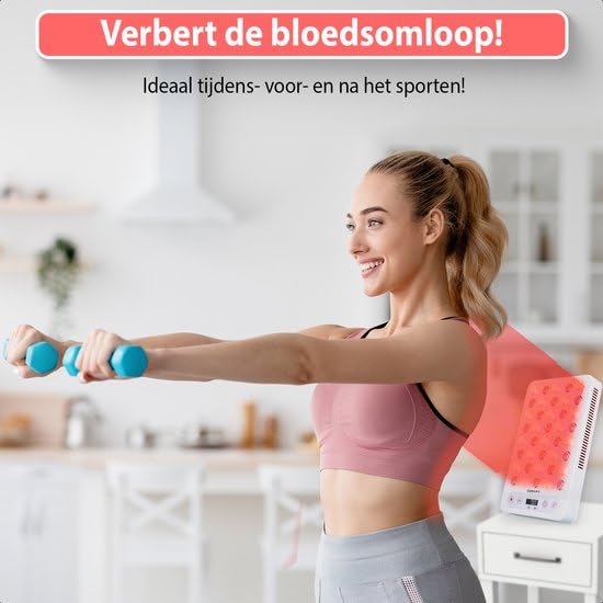 Lampada a infrarossi - Lampada per terapia a infrarossi per muscoli, articolazioni e omaggi - Blocco 100% UV - Lampada al collagene - Promuove la circolazione sanguigna - Fibromialgia -