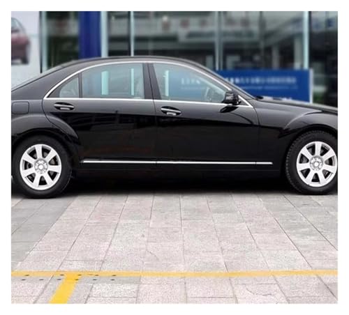 Faldones laterales Benz S Class W221 embellecedor cromado original de alta gama