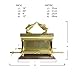 BRTAGG The Ark of The Covenant Replica Gold Plated Statue with Contents, Aaron‘s Rod/Manna/Ten Mandments Stone (Extra Large)