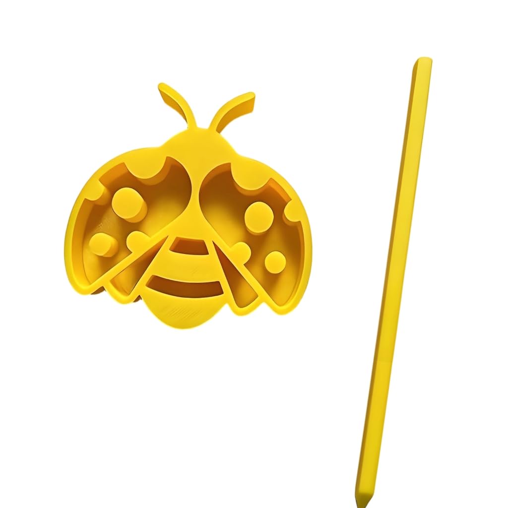 Elnwnnkc Innovative Bees Goggas Water Feeders Drinking Water Container Bees Shape Pet Drinker Easy