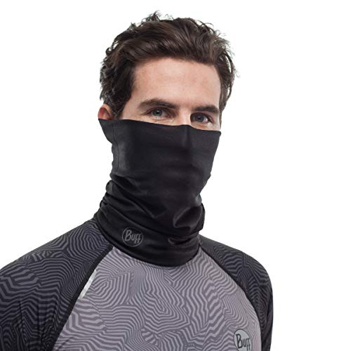 Image of Buff CoolNet UV Neck Gaiter, UPF 50 Sun Protection, Breathable, Versatile, Quick Dry Face Mask, Solid Colors, Adult Size