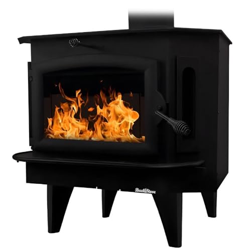 Buck Stove Freestanding Model 91 | Catalytic, 62,745 BTUs (Covers 3,200 Square Feet) | Wood Burning