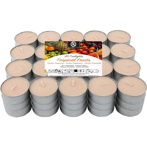KROWN - Velas de Té Perfumadas, Velas Decorativas Aromáticas (Fruta