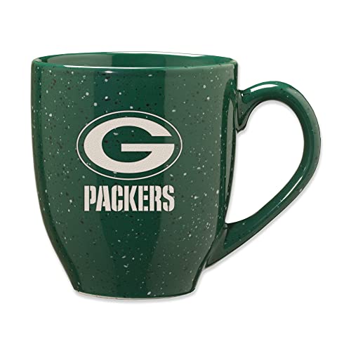 Image of Rico Industries NFL Football 16 oz Team Color Laser Engraved Speckled Ceramic Coffee Mug