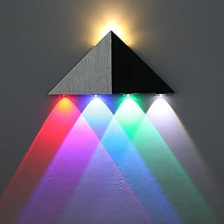 Lightess Up Down Wall Lights LED Modern Sconce Spotlight Lighting Triangle Shape Mini