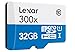 Lexar High-Performance MicroSDHC 300x 32GB UHS-I/U1 w/Adapter Flash Memory Card - LSDMI32GBB1NL300A