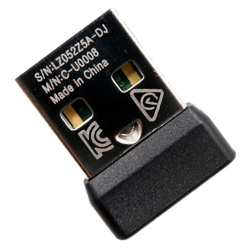 NoirVogel New USB Dongle Mouse Receiver Adapter Replacement for Logitech G305 G304 Lightspeed Wireless Gaming Mouse