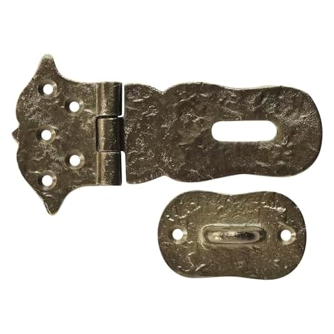 SKANDH 6" Antique Brass Iron Hasp Cover