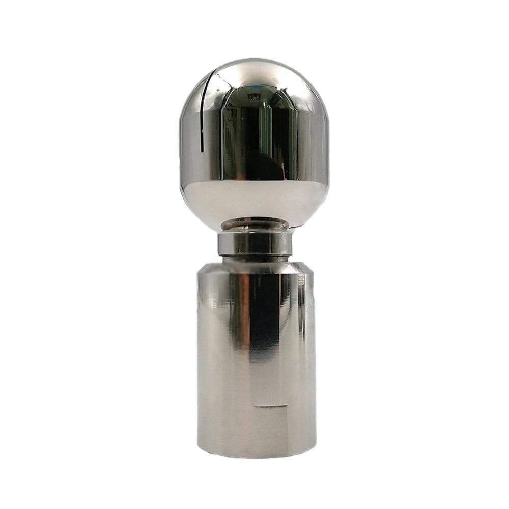 Rotary Cleaning Spray Stainless Steel 316 Sanitary Rotary Spray Ball, 3/8-1inch Female Thread Tank Cleaning 1pc