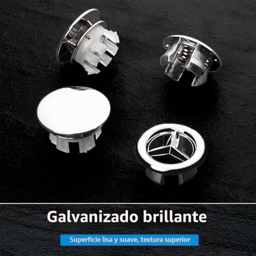 Miniatura 9 de Allayu 6 Piezas De Anillos De Cubierta De Desbordamiento De Fregadero De Oficina En Casa Con Filtro, Tapa Redonda Para Orificio De Lavabo De Cocina, Accesorios De Repuesto, Cruz Blanca