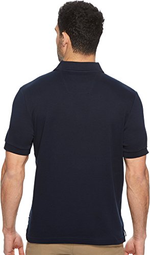 Image of Nautica Men's Classic Fit Short Sleeve Dual Tipped Collar Polo Shirt
