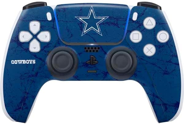 Skinit Decal Gaming Skin Compatible with PS5 Controller - Officially Licensed NFL Dallas Cowboys Design