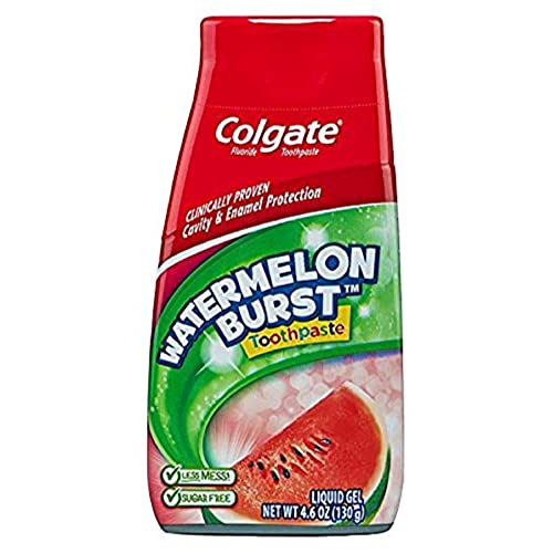 Colgate Kids Fluoride Toothpaste, Watermelon Burst, 4.6 Ounces