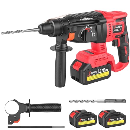 21V Bohrmaschine Schlagbohrer SDS-plus Bohrhammer Schlagbohrmaschine Zubehör