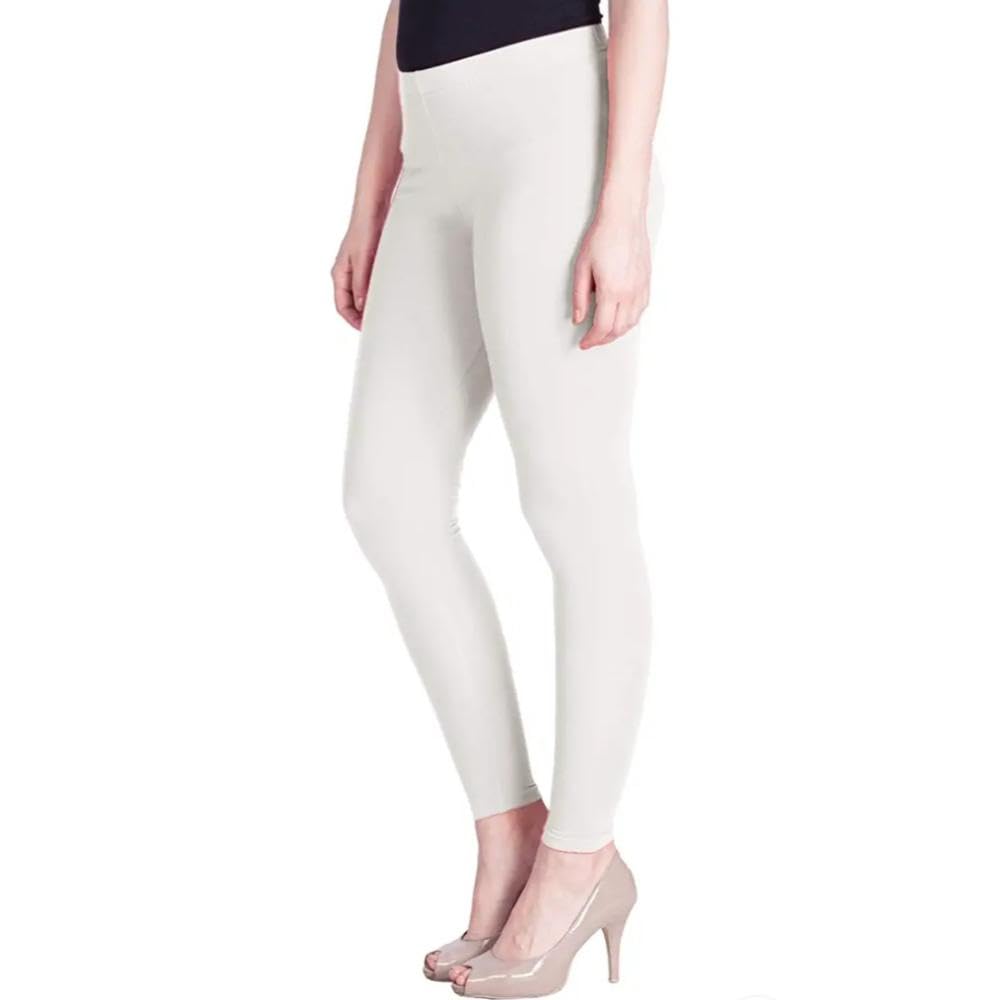 thrifty thread we promise comfort Women's Solid Mid Rise Slim Fit Ankle Length Leggings for Women – Perfect for Yoga, Gym, Lounge & Daily Outfit | Plus Size-picture-11
