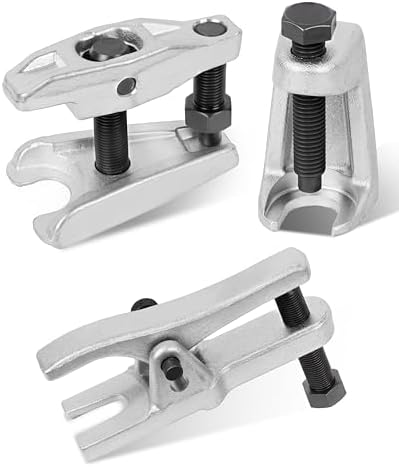 DAYUAN 3Pcs Universal Ball Joint Separator Set, Tie Rod End Extractor Kit Ball Joint Puller Removal Tool for Front End Service on Most Cars/Trucks/ATVs