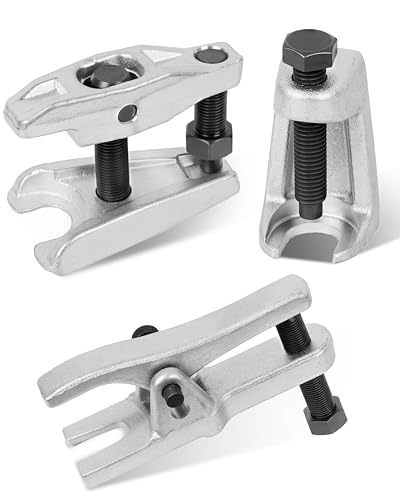 DAYUAN 3Pcs Universal Ball Joint Separator Set, Tie Rod End Extractor Kit Ball Joint Puller Removal Tool for Front End Service on Most Cars/Trucks/ATVs