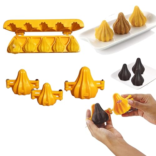DS Modak Mold Combo of 4 | Easy Modak Sacha Set with Modak Patti ...
