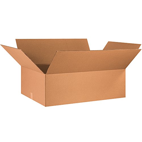 Image of SHIP NOW SUPPLY 36x24x12 Corrugated Boxes, Large, 36L x 24W x 12H, Pack of 10 | Shipping, Packaging, Moving, Storage Box for Home or Business, Strong Wholesale Bulk Boxes