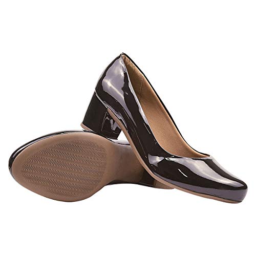 Sapatilha Feminina Scarpin Bico Redondo Eleganteria Tamanho:37;Cor:Preto