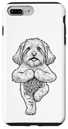Coton de Tulear ���K �� �q�� �ʔ��� �� �c���[ �|�[�Y �A�T�i �X�}�z�P�[�X iPhone 7 Plus/8 Plus �p
