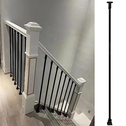 Barre de garde-corps d'escalier métal pour remplacer des balustres anciens et instables