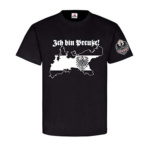 T-shirt inscription allemand Ich Bin Preuße pour passionné d'histoire