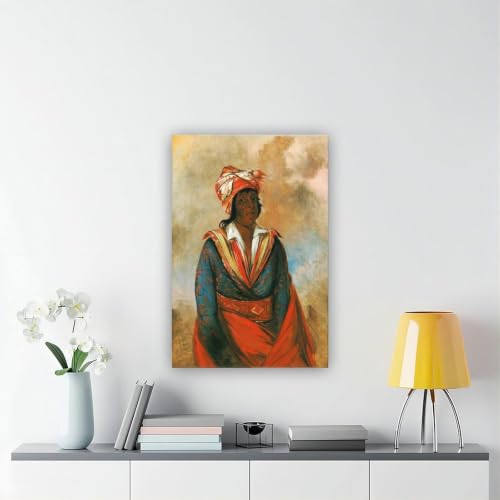 Poster George Catlin Choctaw Décoration Murale Tableau Toile Frame - 6