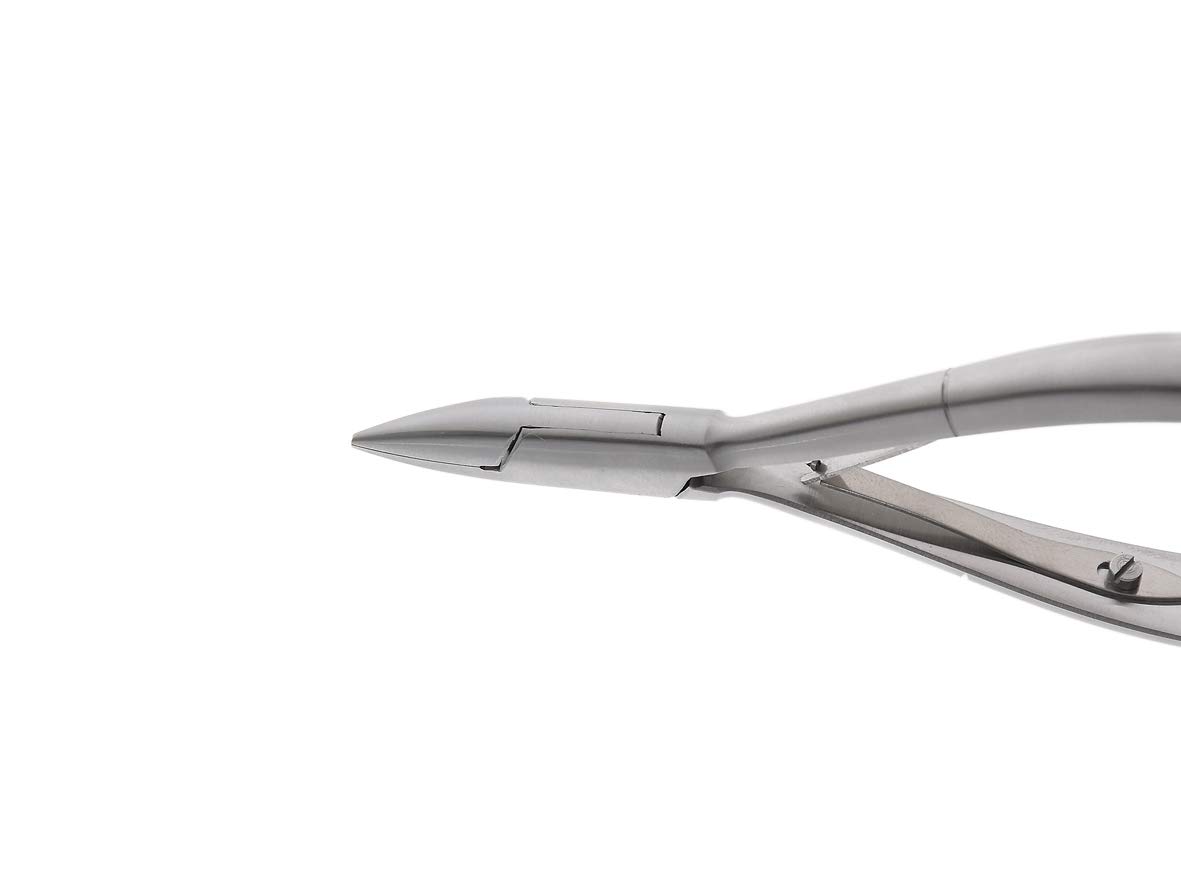 Otto Herder - Pinza diabetica per unghie, 12,5 cm, in acciaio inox/extra con punta arrotondata per un lavoro senza ferite sulla base diabetica