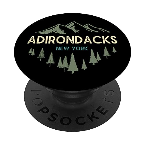 Adirondack Mountains Adirondacks New York Vintage Retro PopSockets PopGrip Intercambiable