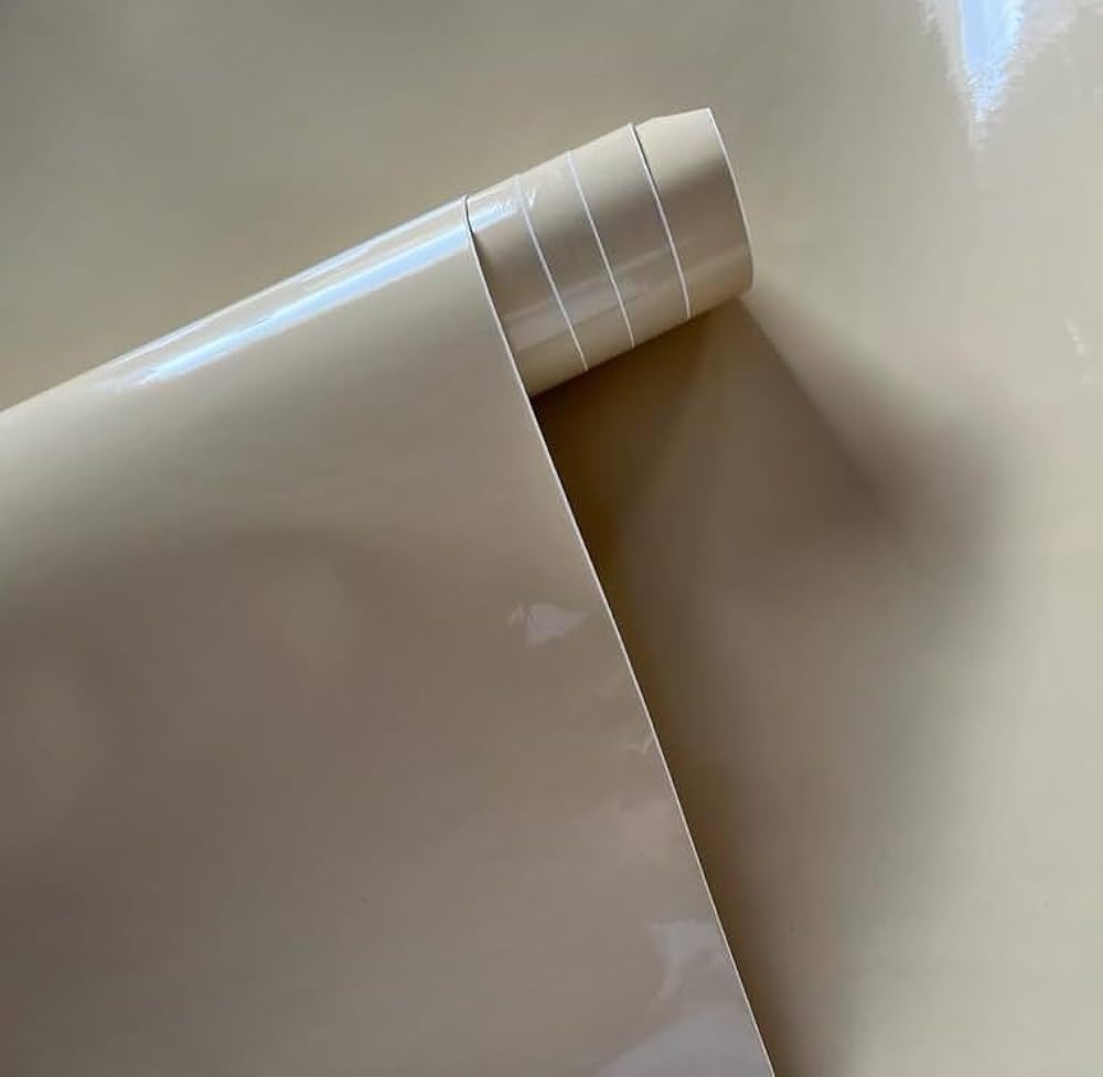 WISDOM Matte Beige Wallpaper Peel & Stick Wallpaper Self Adhesive Decorative Vinyl Waterproof Wallpaper for Kitchen Cabinet Furniture Countertop (24x120 Inches, Matte Beige) (B0BGSLY3CY) Amazon Price History, Amazon Price Tracker