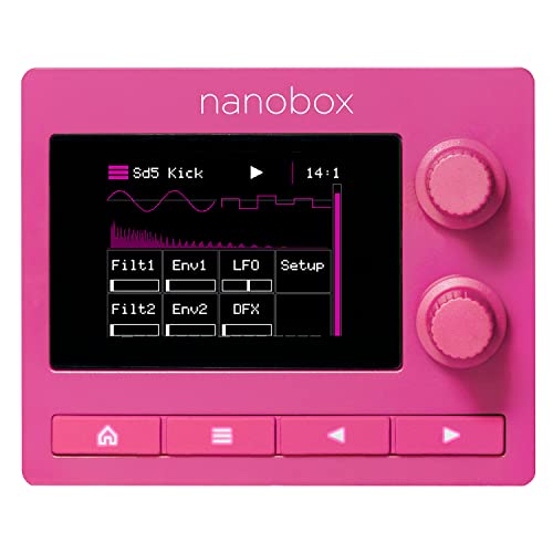 Synthétiseur de batterie de voyage nanobox razzmatazz pour composer dans le train