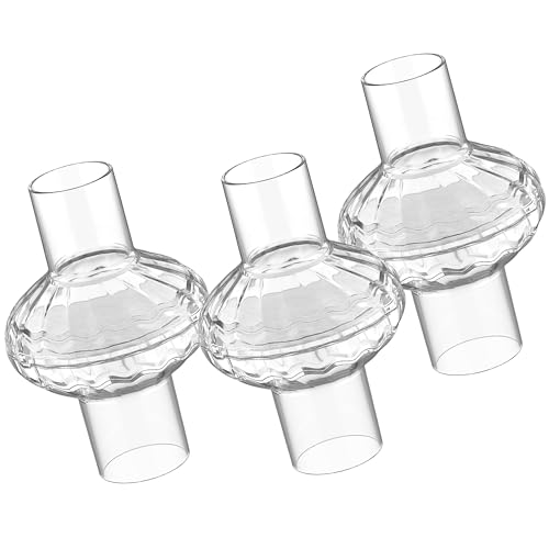 Universal in-Line CPAP Filters Compatible with CPAP and BiPAP Machine - Efficient Filtration for Clean Air & Low Resistance, IBEET Disposable Filters for 22mm Hose, 3 Pack