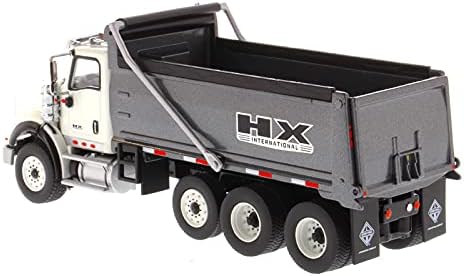 Miniatura 4 de para DIECAST Masters International HX620 Camión volquete 71013 en blanco con pistola metal gris cama 150 DIECAST modelo acabado camión