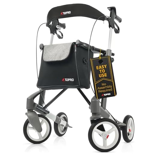 Topro Rollator (Zilver, Troja 5G - Medium)