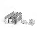 Aexit 28mmx28mmx37mm Stainless Steel L Shaped Angle Brackets Corner Braces 100pcs (1424d1c57102e8d298521a38e6280894)
