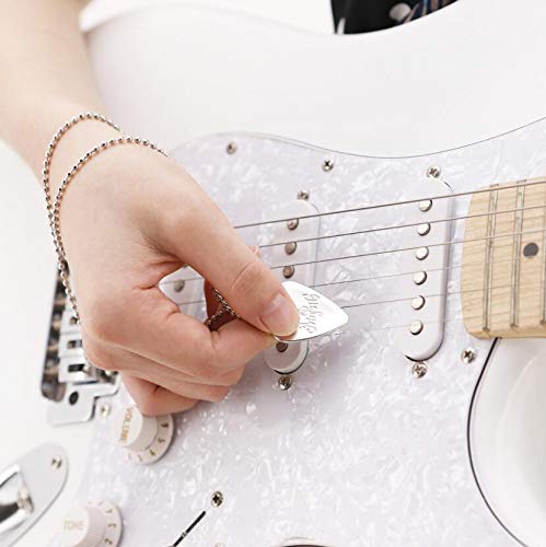 Juppe Guitar Picks & Bass Picks, Copper Electric Guitar Pick Musician Gift For Guitarist When Words Fail Music Speaks Acoustic Guitar Accessories Gifts (Copper) #TOP1