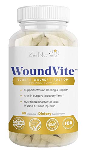 WoundVite - Wound, Scar, Healing Supplement - The #1 Most Comprehensive Wound, Scar