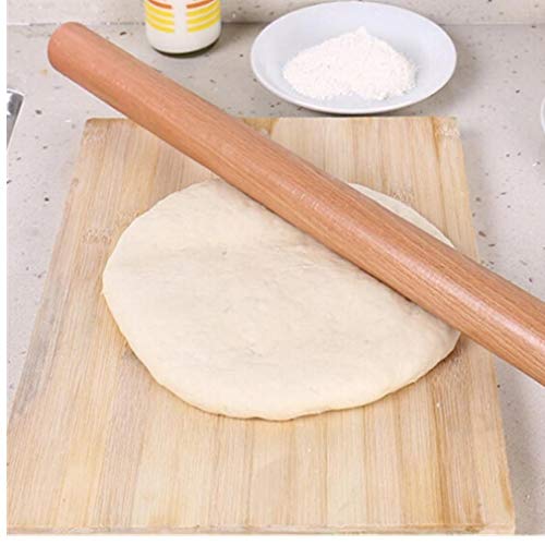 キッチン 木製 ローリングピン 携帯用 調理器具 アクセサリー 工芸品 ベーキング フォンダントケーキ デコレーション 生地ローラー 1PC