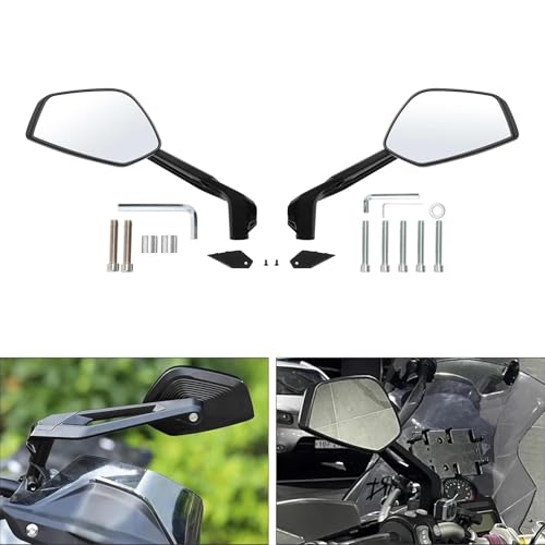 Espejos retrovisores de moto universales para BMW F800R F900XR y maxitrails 3