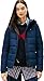 Tommy Jeans Damen Pufferjacke Hooded mit Reißverschluss, Blau (Dark Night Navy), S