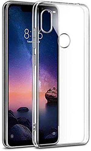 Image of Soft Flexible Silicone Back Cover Compatible with Realme 3 Pro, Transparent Case